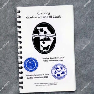 Ozark Mountain Fall Classic November 04,05,06,07 & 08, 2020